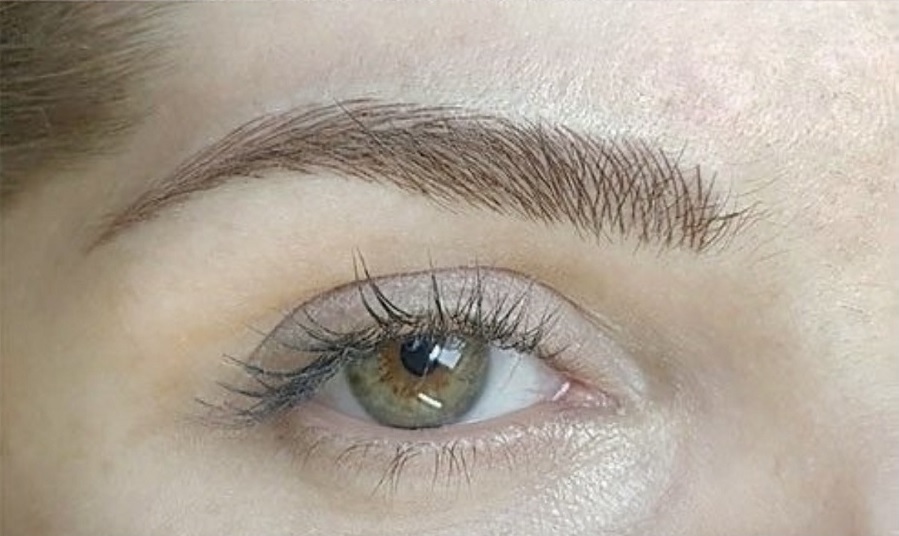 sourcils après